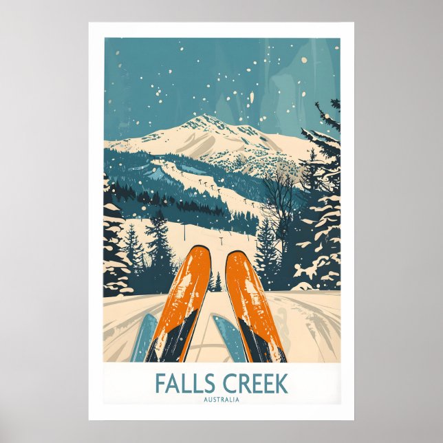 Falls Creek Ski Poster 1 (Vorne)