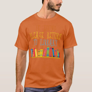 Falls gefunden, kehren Sie bitte zur Bibliothek zu T-Shirt