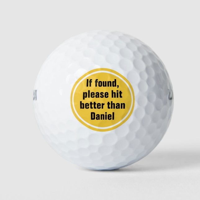 Falls gefunden, klicken Sie bitte besser als Name  Golfball (Vorderseite)