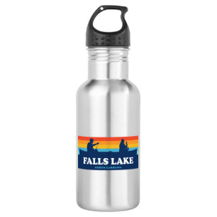 Falls Lake North Carolina Canoe Edelstahlflasche