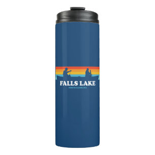 Falls Lake North Carolina Canoe Thermosbecher