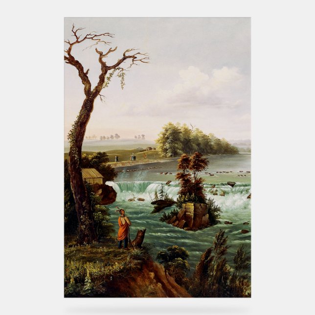 Falls of Saint Anthony by Henry Lewis Acrylschild (Vorderseite)