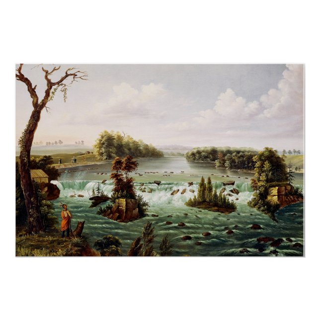 Falls of Saint Anthony by Henry Lewis Poster (Vorderseite)