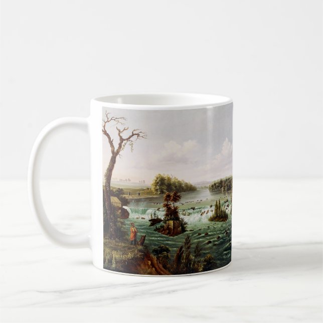 Falls of Saint Anthony von Henry Lewis Kaffeetasse (Links)