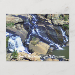 Falls Park, Greenville, SC Postkarte