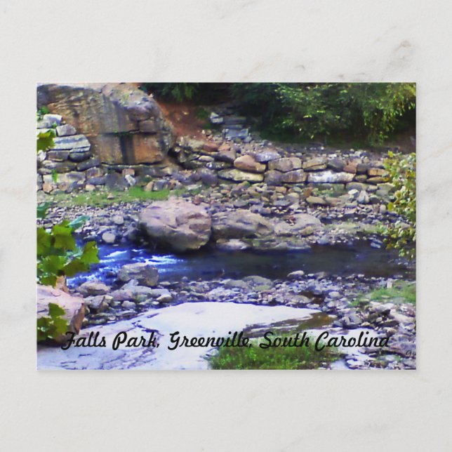 Falls Park Postkarte (Vorderseite)