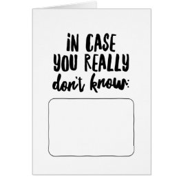 Falls Sie es wirklich nicht wissen...