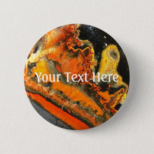 Fallschirmdrehte Orange Stones Button