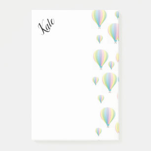 Fallschirme nach der Installation Post-it Klebezettel