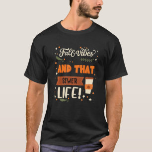 Fallschirme und diese Kanalisationsleitung T-Shirt