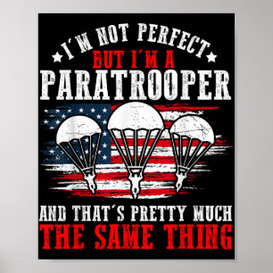 Fallschirmjäger US Army Veterans Day Soldier Ameri Poster