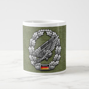 Fallschirmjägertruppe Barettabzeichen Jumbo-Tasse