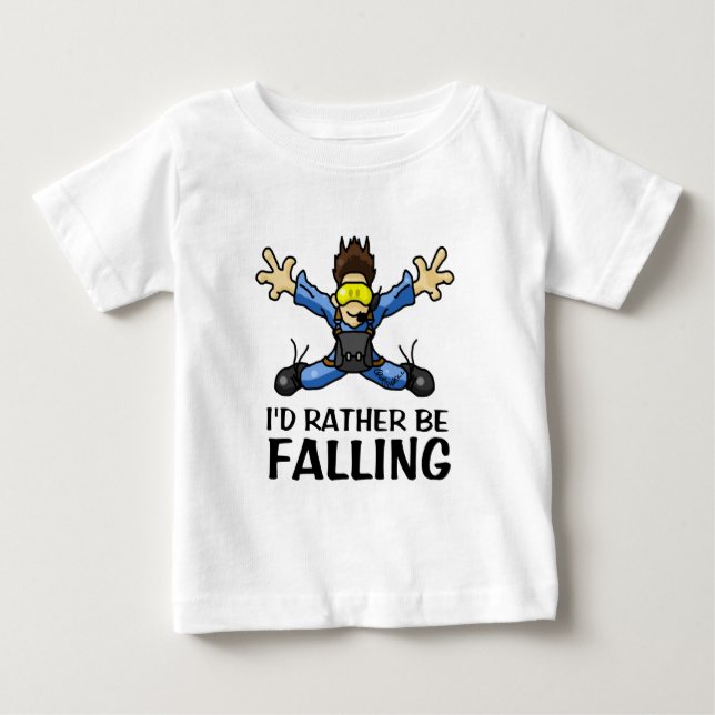 Fallschirmspringen Baby T-shirt (Vorderseite)