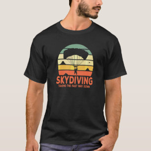 Fallschirmspringen Fallschirm Vintage Skydive Schn T-Shirt