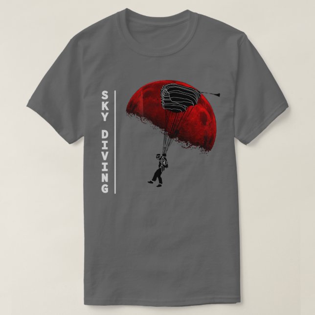 Fallschirmspringen Fallschirmspringen Fallschirmsp T-Shirt (Design vorne)