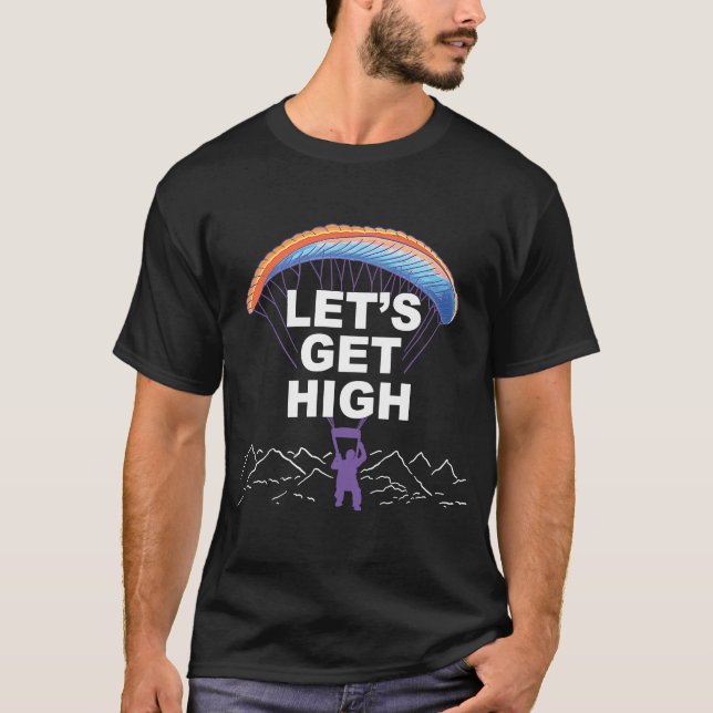 Fallschirmspringen Fallschirmspringen Parachutist  T-Shirt (Vorderseite)