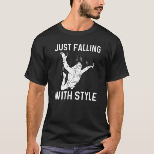 Fallschirmspringen für Männer Frauen Fallschirmspr T-Shirt