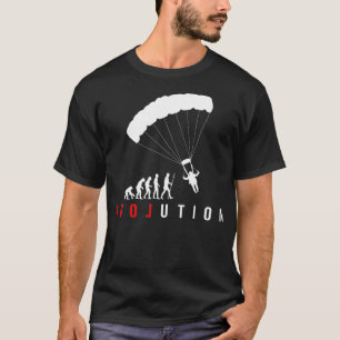 Fallschirmspringen Paragliding LIEBE Evolution T-Shirt