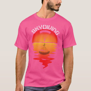 Fallschirmspringen Skydiver Sunset Parachutist Sky T-Shirt