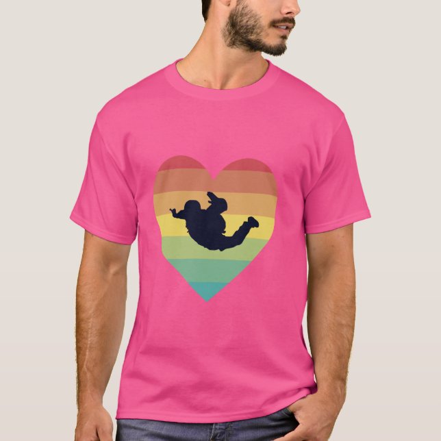 Fallschirmspringen T-Shirt (Vorderseite)