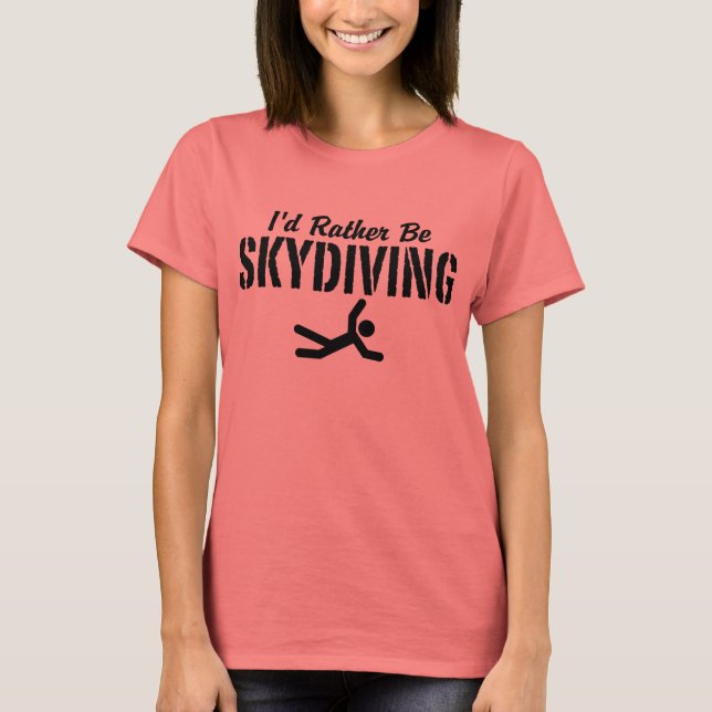 Fallschirmspringen T-Shirt (Vorderseite)