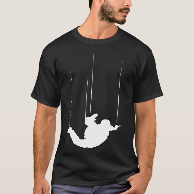 Fallschirmspringen und Freier Fall T-Shirt (Vorderseite)