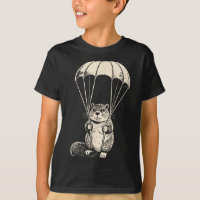 Fallschirmspringender Biber lustiger Skydiving-Bib
