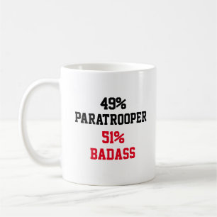 Fallschirmspringer Badass Kaffeetasse