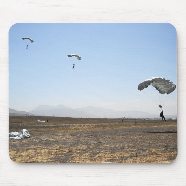 Fallschirmspringer Mousepad (Vorne)