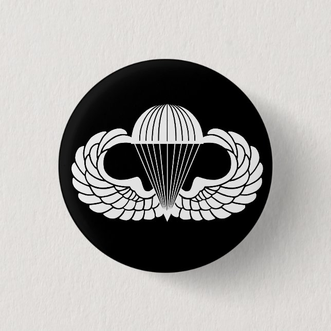 Fallschirmspringerabzeichen Button (Vorderseite)