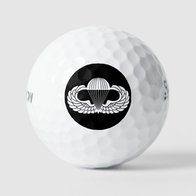 Fallschirmspringerabzeichen Golfball (Vorderseite)
