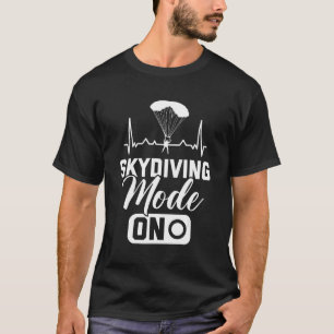 Fallspringen Base Jumping Fallschirm Skydiving-Mo T-Shirt