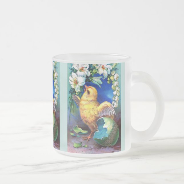 Fallt ein glücklicher Osterkick Mattglastasse (Rechts)