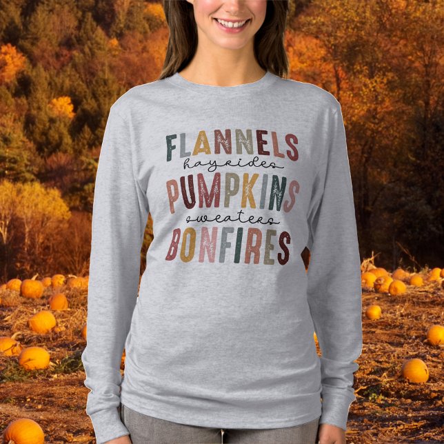 Falltastic Trendy Graphic Long Sleeved T-Shirt (Von Creator hochgeladen)