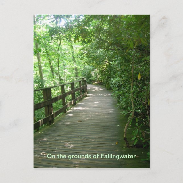 Fallwasser Postkarte (Vorderseite)