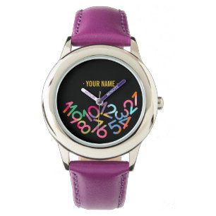 Fallzahlen Funny Gravity Personalisiert Watch Armbanduhr