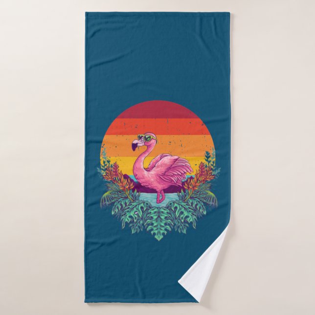 FALMINGO PINK (Serviette de bain)