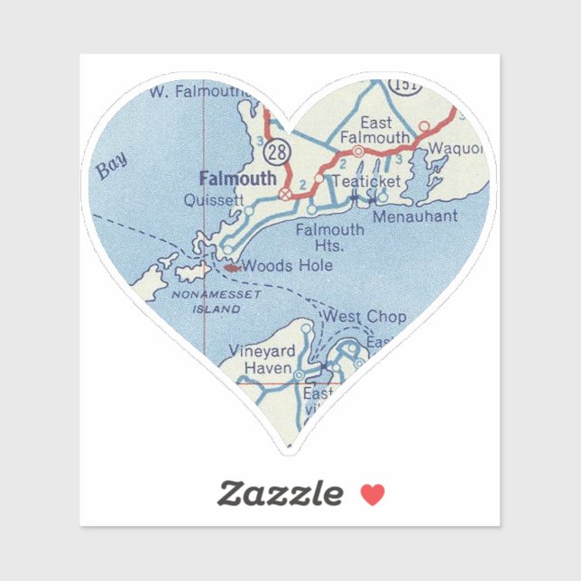 Falmouth Aufkleber (Blatt)