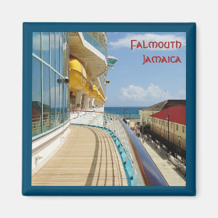Falmouth Cruise Pier grenzt Magnet