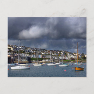 Falmouth Harbor Cornwall Postkarte