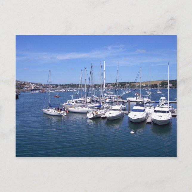 Falmouth Harbor Postkarte (Vorderseite)