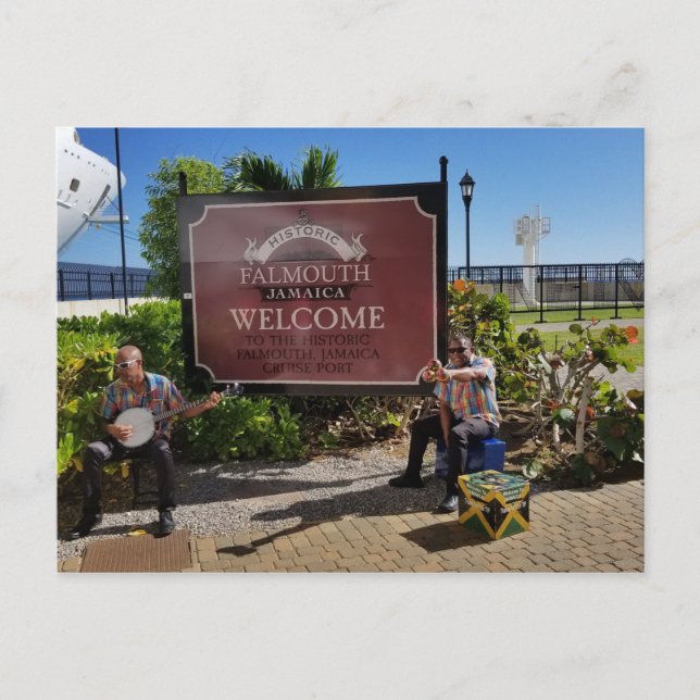 Falmouth, Jamaika Postkarte (Vorderseite)
