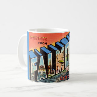 Falmouth MA Postkarte Kaffeetasse