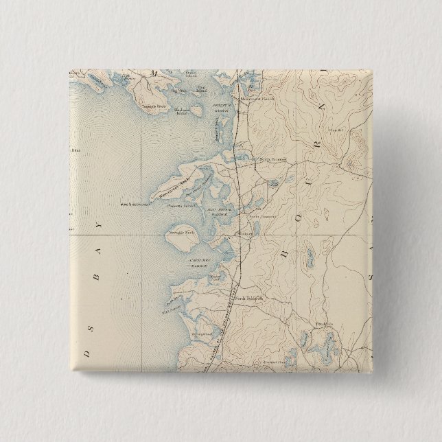 Falmouth, Massachusetts Button (Vorderseite)