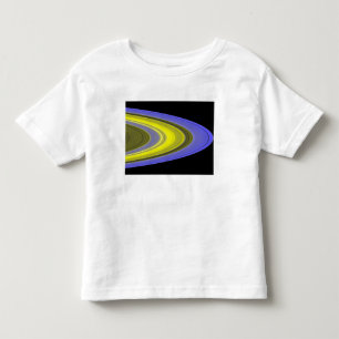 Falsch-Farbebild von Saturns Ringen Kleinkind T-shirt