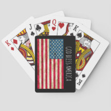 Falsche amerikanische Fahne Spielkarten