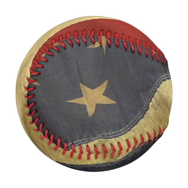 Falsche amerikanische Flagge Baseball (Vorderseite Links)