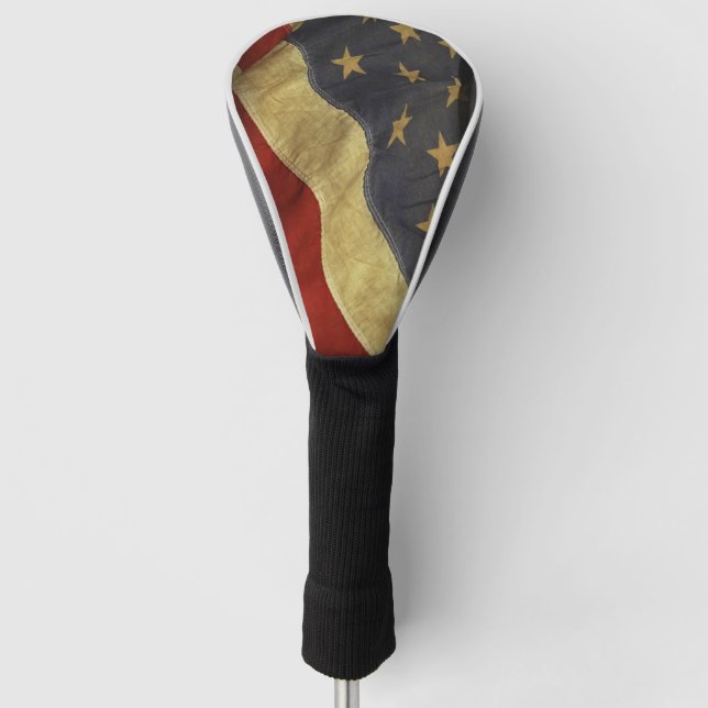 Falsche amerikanische Flagge Golf Headcover (Vorderseite)