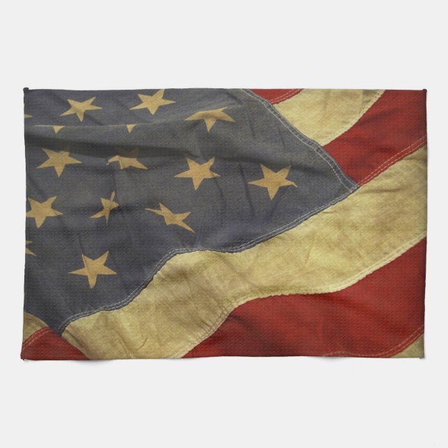 Falsche amerikanische Flagge Handtuch (Horizontal)