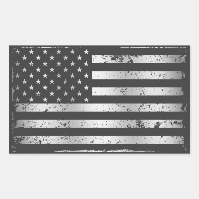 Falsche amerikanische Flagge II-Aufkleber Rechteckiger Aufkleber (Vorderseite)